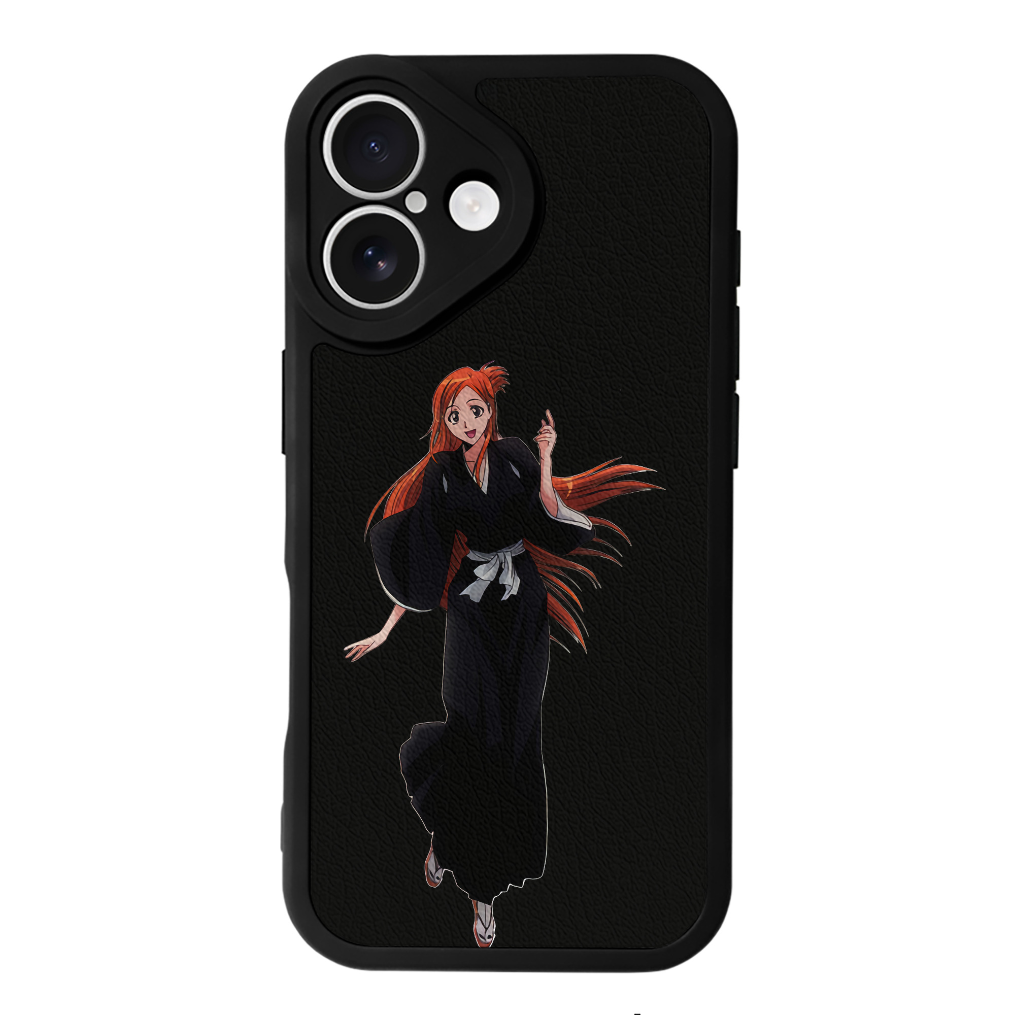 （画像用） ブリーチ 井上織姫（いのうえおりひめ） BLEACH Inoue Orihime 【iPhone 16シリーズ対応】シリコンスマホケース（レザー調） 材質：シリコン